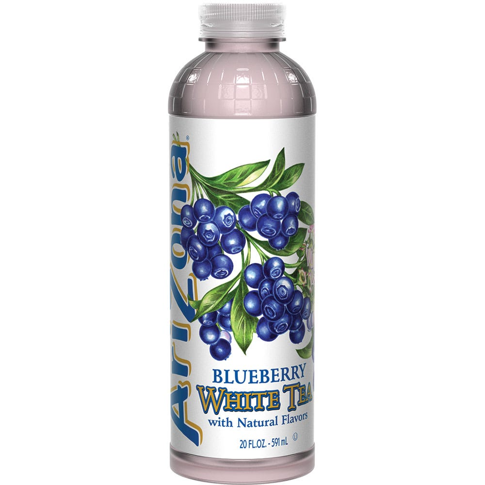 Arizona Blueberry White Tea Exotic Snack Guys