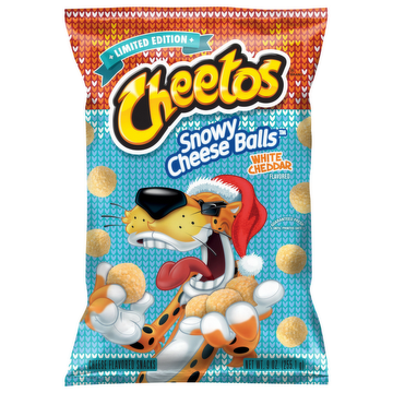 Cheetos Snowy Cheese Balls White Cheddar