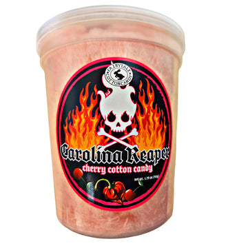 Carolina Reaper Cherry Cotton Candy