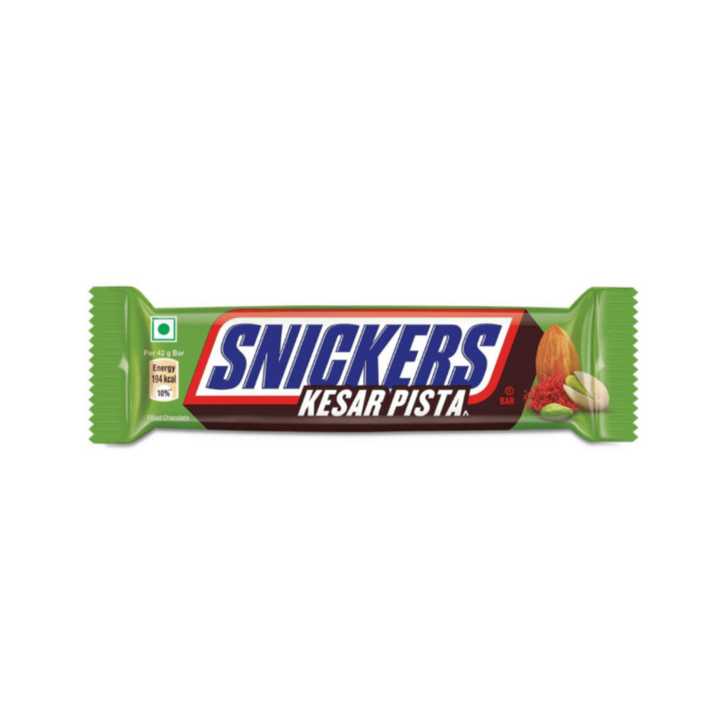 Snickers Kesar Pista Chocolate Bar  - 42G