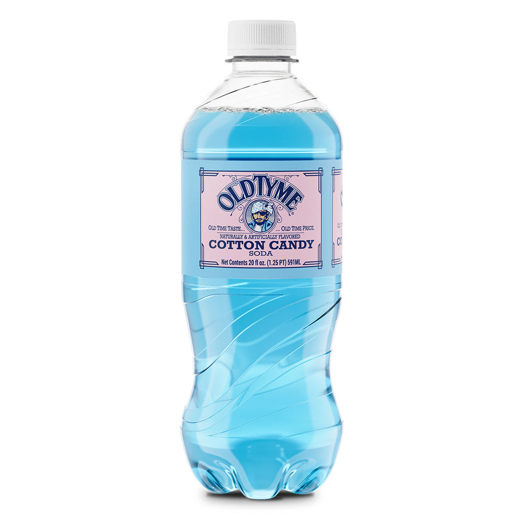 Old Tyme Cotton Candy 591ml (20oz) Wholesale - Case of 24