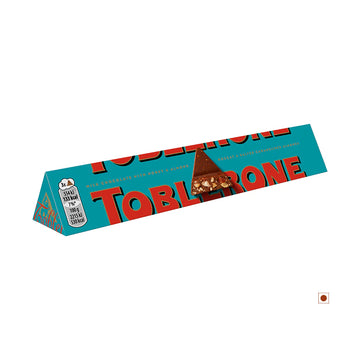 Toblerone Milk Chocolate With Salted Caramlized Almonds & Honey Nougat