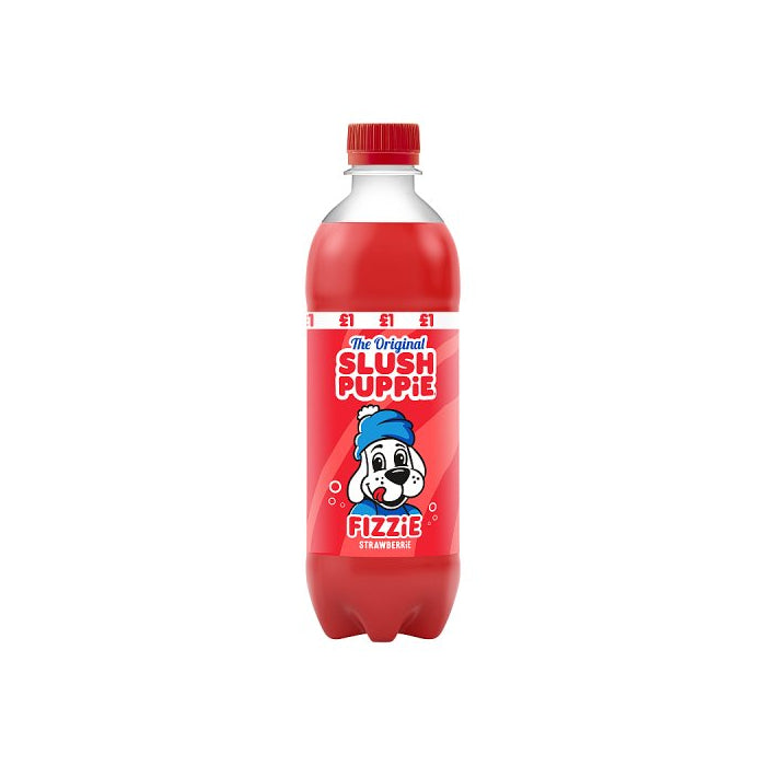 Slush Puppie Fizzie Strawberry 500ml Wholesale - Case of 24