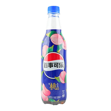 Pepsi White Peach Oolong soda