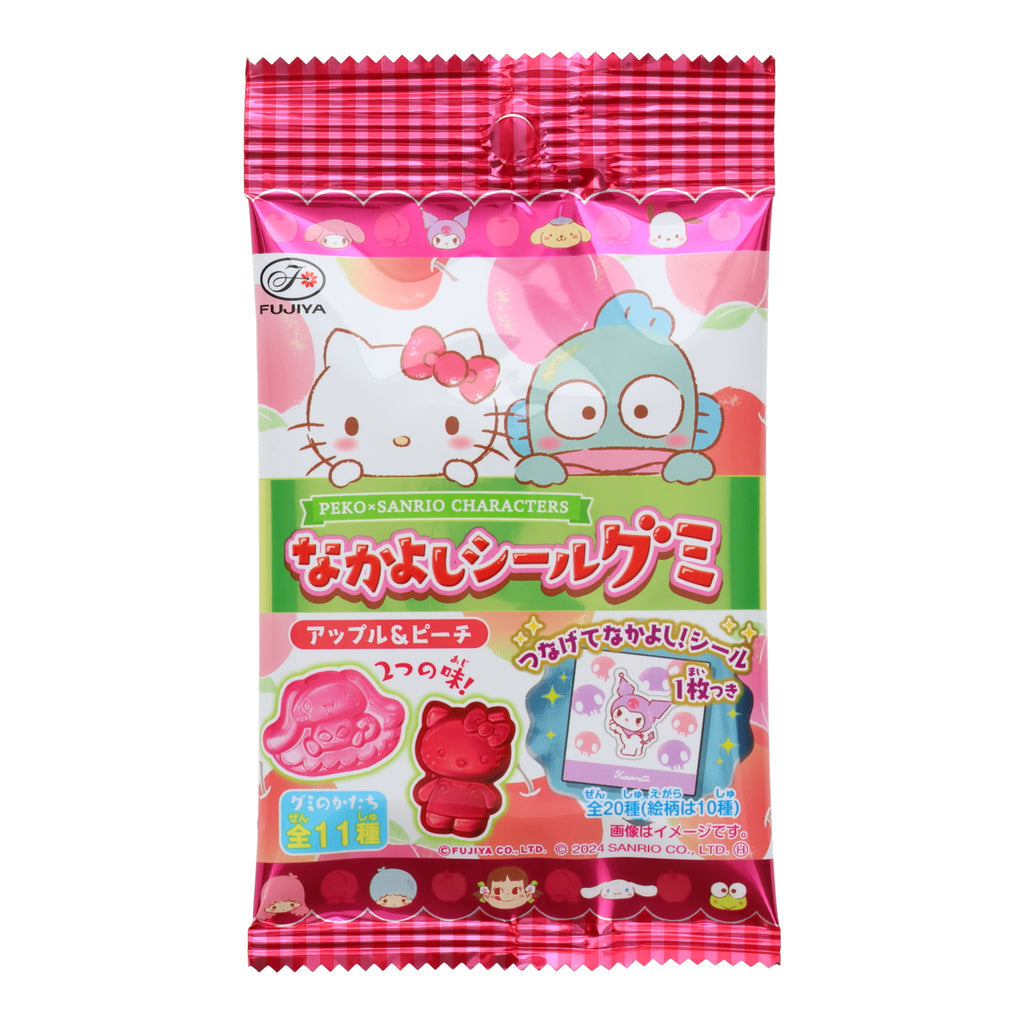 Fujiyo Peko and Sanrio Characters Apple & Peach Gummy