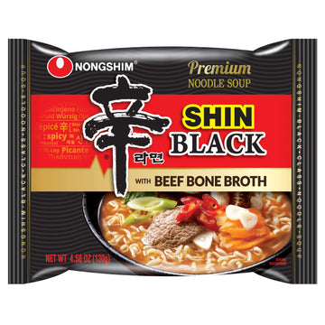 Nongshim Shin Black with Beef bone broth