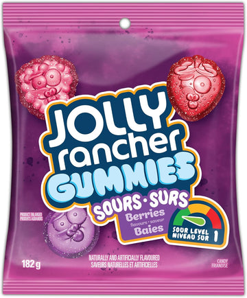 Jolly Rancher Sour Berries 182g Bag Wholesale - Box of 10