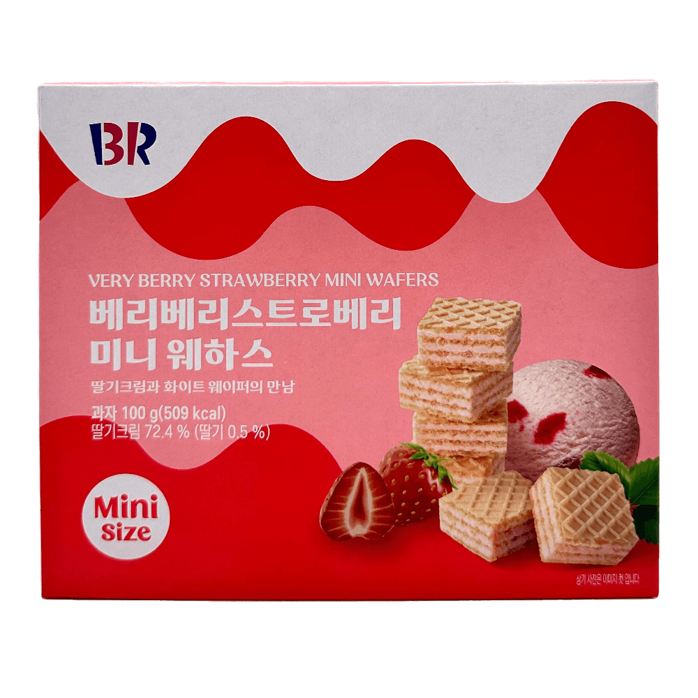 Baskin Robbins Very Berry Strawberry Mini Wafers