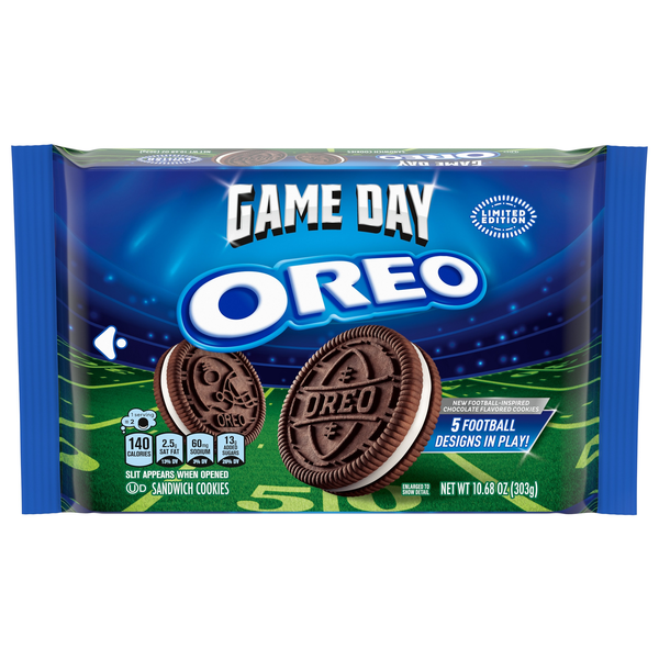 Oreo Game Day Chocolate Sandwich Cookies - Limited Edition