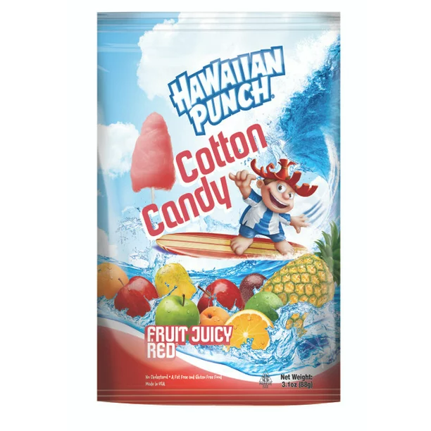 Hawaiian Punch Flavored Cotton Candy