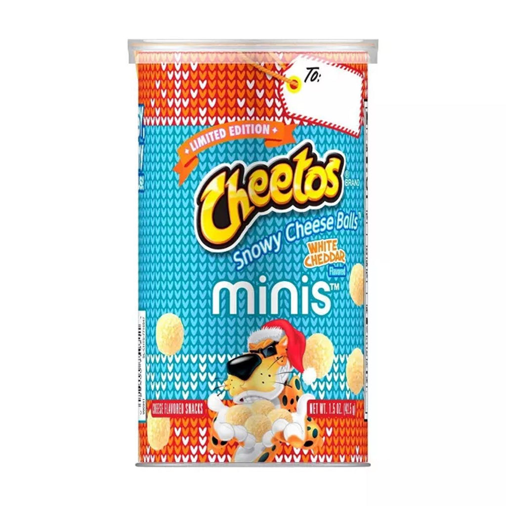 Cheetos Snowy Cheese Balls White Cheddar Minis