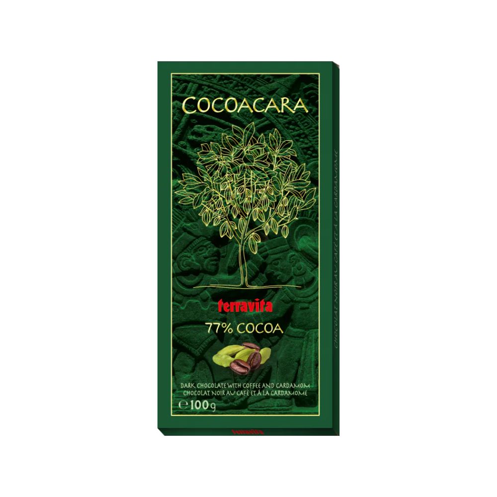 Cocoacara Terravita Dark Chocolate with Coffee And Cardamom