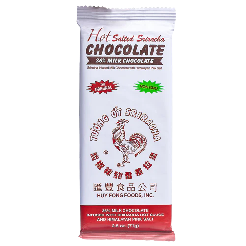 Hot Salted Sriracha Chocolate 36% Milk Chocolate