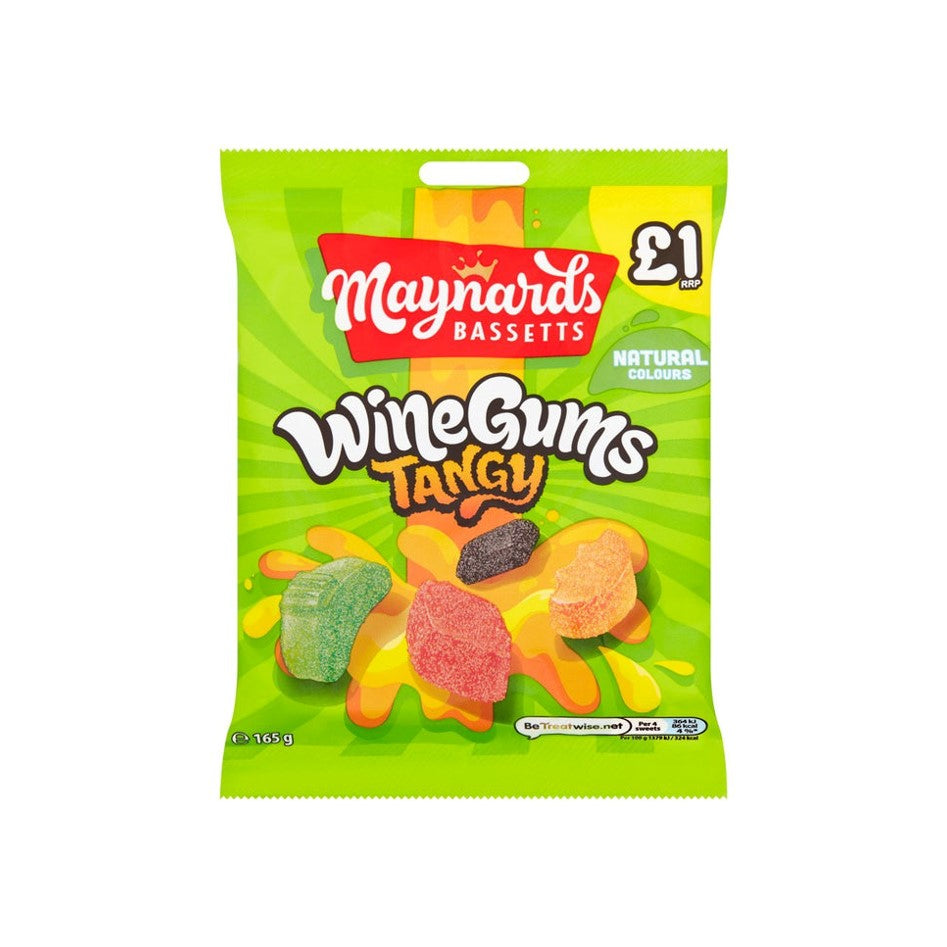 Maynards Bassetts Tangy Winegums