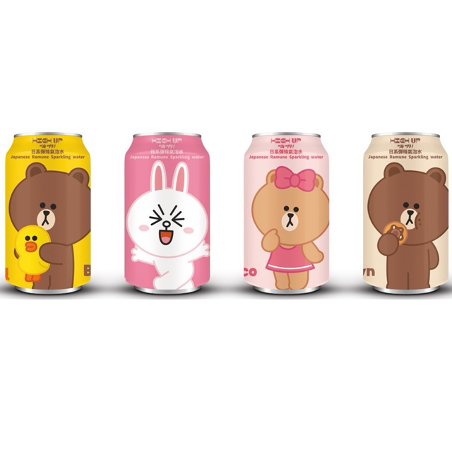 Linefriends Ramune Sparkling Water {any 1}