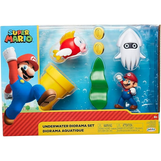 Supermario Underwater Diorama set