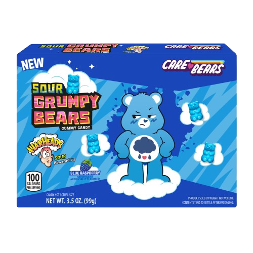 Care Bears Sour Grumpy Bears Gummy Candy