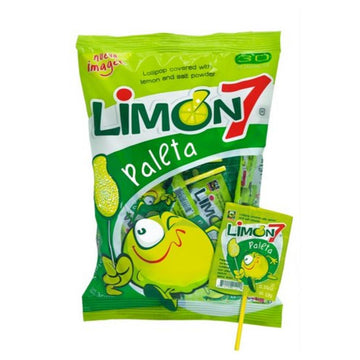 Limon7 Paleta Lollipops with salt & Lemon powder