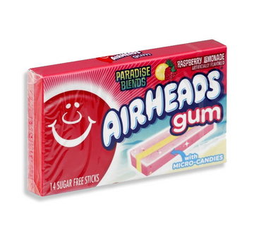 Airheads Gum Raspberry Lemonade – Exotic Snack Guys