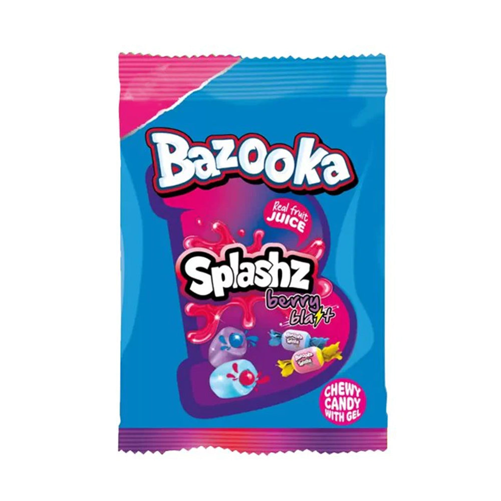 Bazooka Splash Berry Blast Chewy Candies