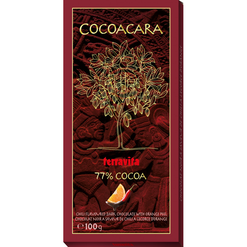 Cocoacara Chili Flavoured Dark Chocolate