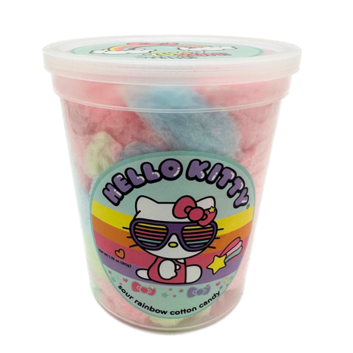 Hello Kitty Sour Rainbow Cotton Candy – Exotic Snack Guys