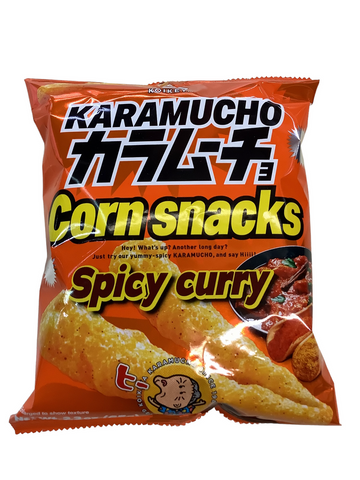 Koikeya Karamucho Spicy Curry Corn Snacks