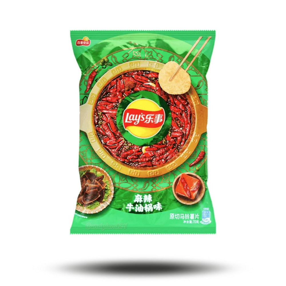 Lays Hot & Spicy Hot Pot 70g Bag Wholesale - Case of 22