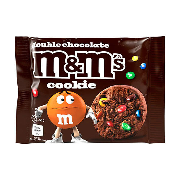 M&M Double Chocolate Cookie