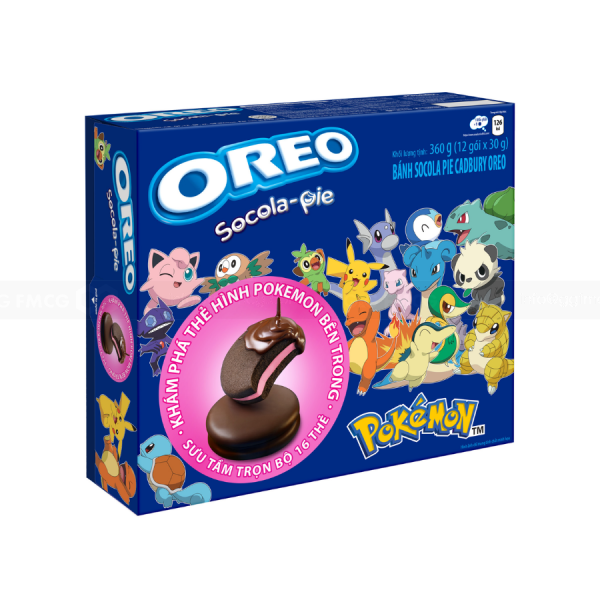 Oreo Cadbury Stawberry Socola Pie Pokemon