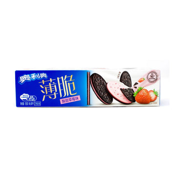 Oreo Thins Strawberry Yogurt 95g Box Wholesale - Case of 24