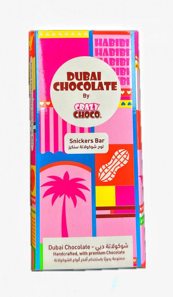 Crazy Choco Dubai Chocolate - Snickers Bar