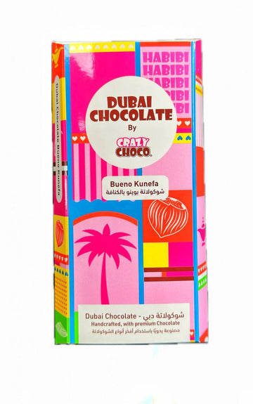 Crazy Choco Dubai Chocolate - Bueno Kunefa