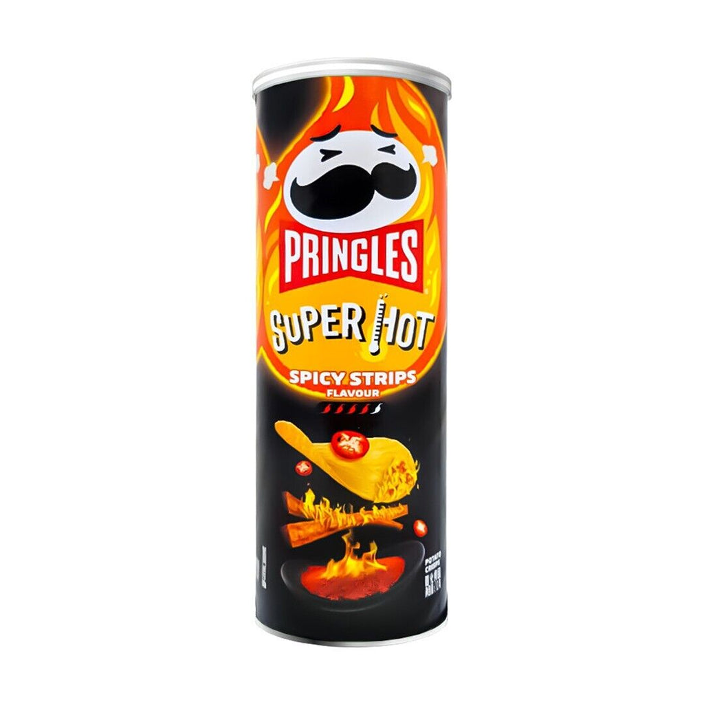 Pringles Super Hot Spicy Strips – Exotic Snack Guys