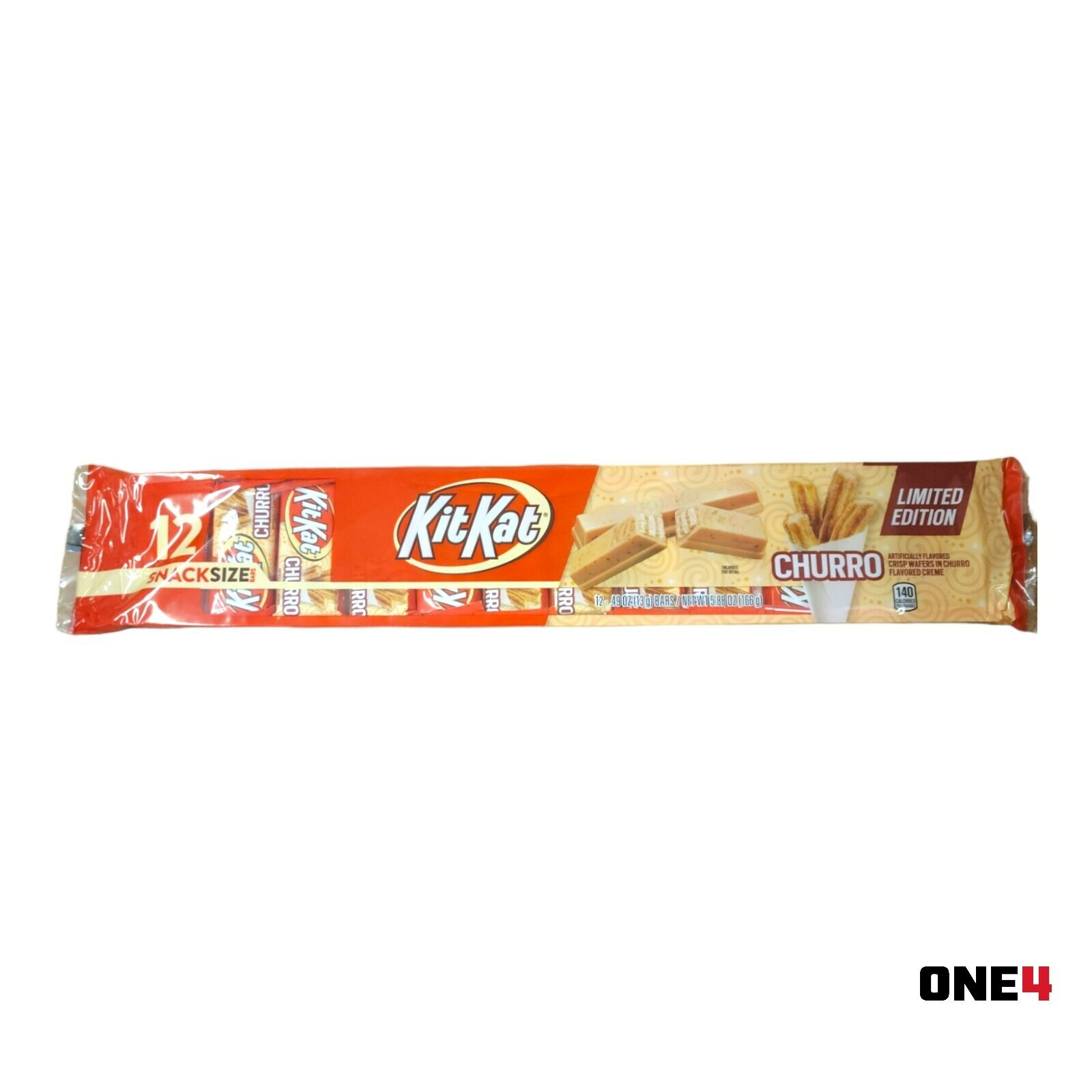 Kit Kat Churro (Limited Edition) Candy Bars .49oz 12 pack sealed