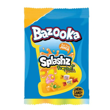 Bazooka Splash Tropical Punch Chewy Candies