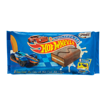 Hot wheels Cocoa Coated Mini Cakes with Milk Filling