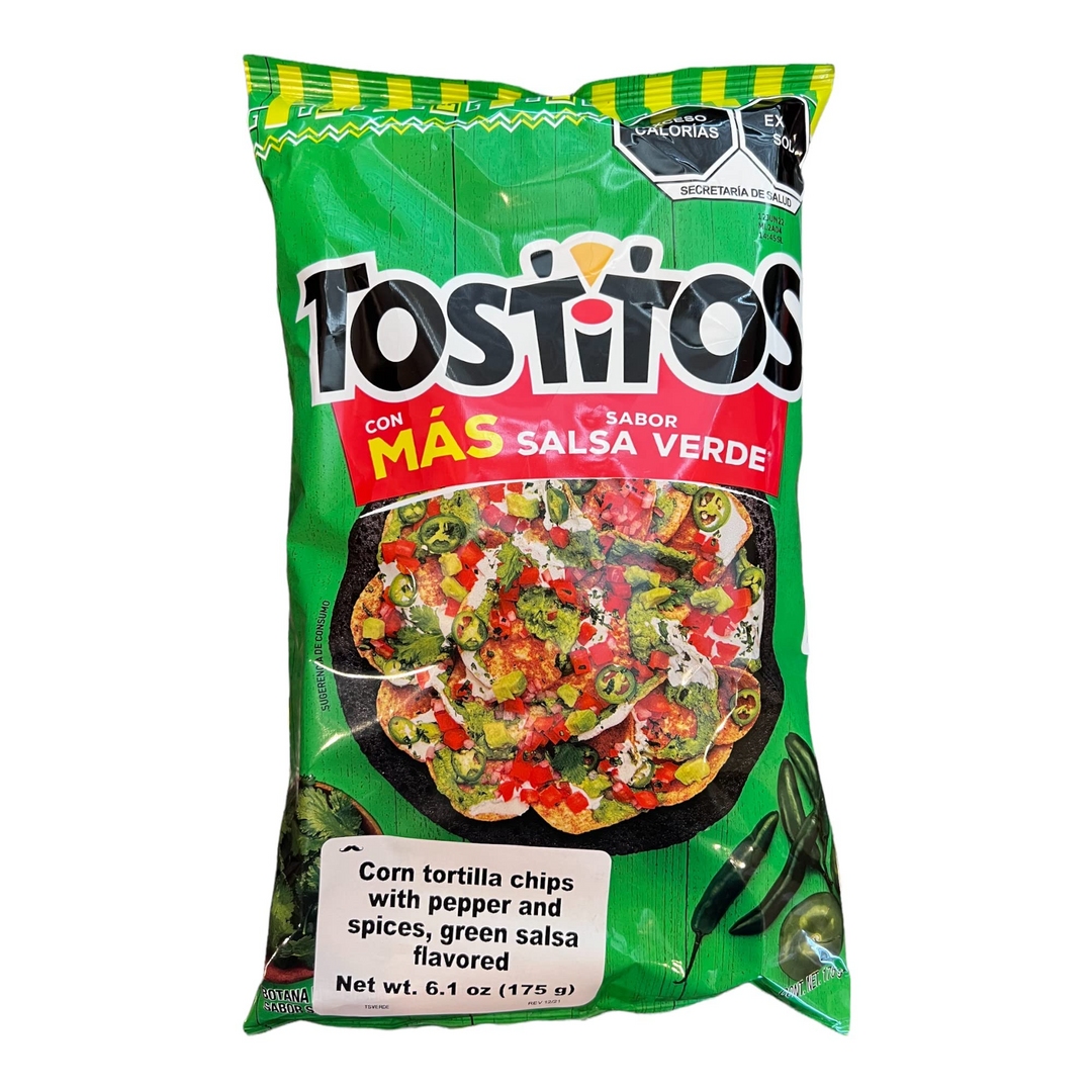 Sabritas Tostitos Salsa Verde Exotic Snack Guys 7650